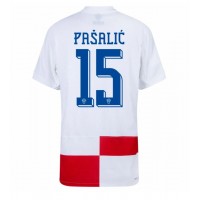 Maglia Calcio Croazia Mario Pasalic #15 Prima Divisa Europei 2024 Manica Corta